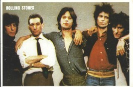 ⭕VTG card pocket calendar 1985 ROLLING STONES Portugal group music singer - $74.13 MXN
