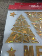 New ! Holiday Time Dimensional Wall Art Merry Christmas. Gold - $11.74