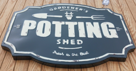 Gardener&#39;s Potting Shed Decorative Sign - FREE SHIPPING - £27.95 GBP