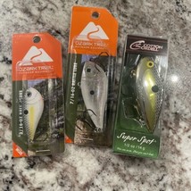 Lot Of 3 Fishing Lures Cotton Cordell And Ozark trail - $14.00