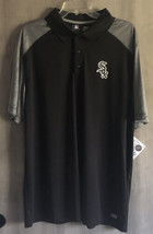 Chicago White Sox TX3 Cool Men&#39;s Size XL Black/Gray Short Sleeve Polo Shirt - £18.19 GBP