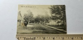 Antique 1900s South Kortright New York MAIN STREET SCENE Horse Carriage B3 - $6.75
