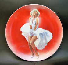 Marilyn Monroe Porcelain Collector Plate Seven Year Itch Red Chris Notarile - £14.70 GBP