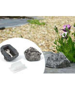 Simulation stone storage box money box resin stone shape hidden safe key - $25.41 CAD