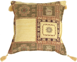 Block Prints Pillow, Complete with Pillow Insert - £37.72 GBP