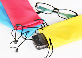  Eyeglass Pouch Super Soft Sunglass MP3 Cell Case Bag Holder SEE DESC! - $2.99