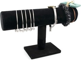 9&quot; Black Velvet T-Bar Jewelry Display Stands US SELLER FAST SHIPPING - £11.00 GBP