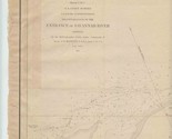 1851 Preliminary US Coast Survey Map Entrance to Savannah River Tybee I... - $126.72