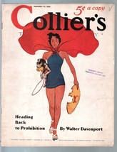 Colliers 9/121936-Paul Shirely GGA swimsuit cover-pulp thrills-Reynolds=Oppen... - £54.27 GBP