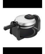 Decker flip Belgian Waffle Maker Black/Silver, WM1404S  - $19.79