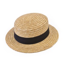 Straw Boaters Budget Hats Unisex One Size - £10.63 GBP