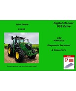 John Deere 6145R Tractor Diagnostic Technical Manual &amp; Op. See Descripti... - $442.01 MXN