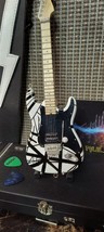 EDDIE VAN HALEN - Black &amp; White &quot;Eruption&quot; 1:4 Scale Replica Guitar ~Licensed~ - £34.95 GBP