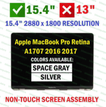 661-08030 Apple SPACE GRAY MacBook Pro 15&quot; Display Assembly 2016 2017 A1707 - $495.55