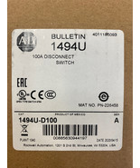 Allen-Bradley 1494U-J100-C3-M-PC Disconnect Switch Bulletin 1494U  - $1,349.97 CAD