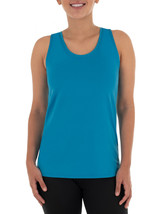 Athletic Works Ladies Active Racerback Tank Solid Blue Size M 8-10 - £15.97 GBP