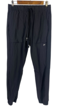 Fabletics Windpants Jogger Pants Black Pull On Athleisure Stretch Womens... - $33.67