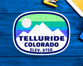 Skiing Telluride Colorado Sticker Decal 3.7&quot; Snowboarding Ski Vinyl - £4.09 GBP