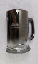 Harley Davidson Beer Mug Etched Mirrored Chrome with Handle 12 oz.  - $10.89