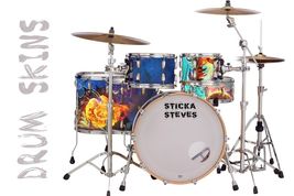 Drum Wrap Percussion Shell Cover Bass Kick Snare Tom DIY-Galaxy Master 702 - $22.76+