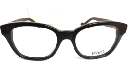 New LIU JO LJ 2617 LJ2617 001 Polished Black 49mm Rx Women&#39;s Eyeglasses Frame  - £55.15 GBP