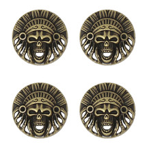 Concho Set of 4 Screw Back Conchos Western Saddle 1-1/4&quot; Co600 - $21.77