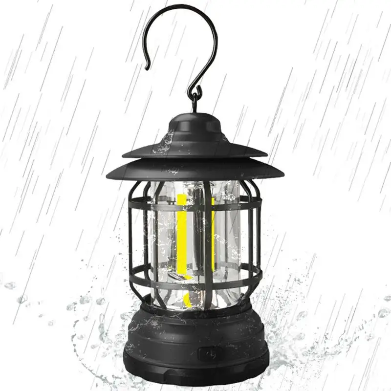 Eable portable led camping lantern lamp 2 light modes 300lm tent lights ip44 waterproof thumb200