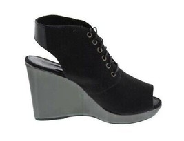 DIESEL Femmes Chaussures On The Wedge Cales Noire Taille EUR 40 RN93243  - £74.04 GBP