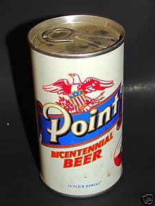 Primary image for 1976 POINT BICENTENNIAL BEER Steel Can Stevens Pt Wisc