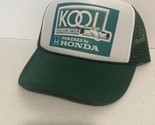Vintage KOOL Racing Hat Formula 1 Trucker Hat Snapback Honda Racing Dark... - £13.81 GBP