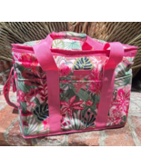 Vera Bradley Insulated Large Cooler Bag Rainforest Canopy Pink Monkey - $467.85 MXN