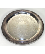 Vintage Silverplate Tray Round  15” Round - Wm RODGERS  - 772 - £27.45 GBP