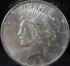 1923 P Peace Silver Dollar Mint State (MS) - SKU 266US - £39.48 GBP
