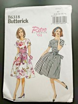 Butterick B6318 Pattern Misses Lady Retro 1961' Dress Size 6-14 UC - $3.59