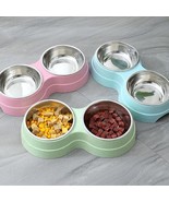 Stainless Steel Double Pet Bowls - $27.45