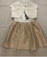 new GEORGE Girl HOLIDAYS DRESS + TOP sz 7 years ivory sparkles Christmas... - $468.51 MXN
