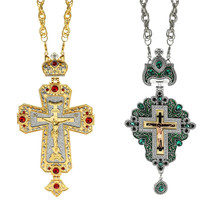 Collar Cristiano Religioso Colgante Cruz Jesús Santo Larga Religiosa Reg... - £26.72 GBP