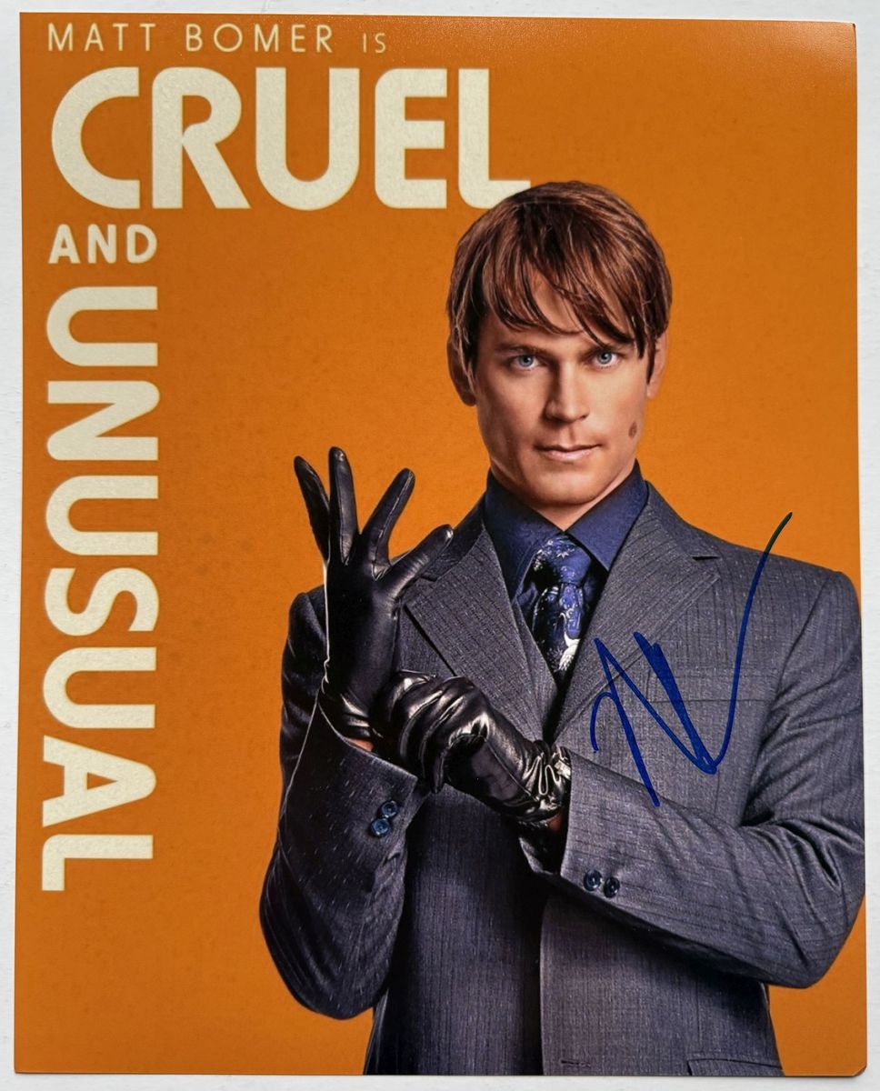 Matt Bomer Autographed &quot;Cruel &amp; Unusual&quot; Glossy 8x10 Photo - $29.00
