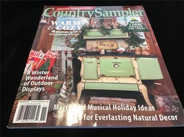 Country Sampler Magazine November 2022 Warm &amp; Cozy 4 Homes w/Christmas Cheer - £7.90 GBP