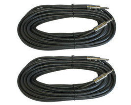 2 1/4 To Speaker Pro Audio Cables 14Ga Gauge Ts Mono Pair 50Ft Foot Pa Dj Cords - £62.34 GBP