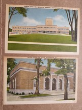 Lot Of 2 Vtg Linen Postcards Gouverneur, NY, Noble Memorial Hospital, US Post... - £4.17 GBP