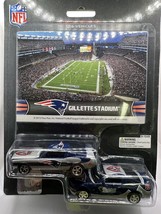 New England Patriots Press Pass Collectibles 2 Pk Ford Mustangs Toy Vehi... - £17.25 GBP