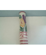 Vintage wall paper border tulip flower water color style  sunworthy patt... - $19.75