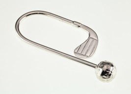 Sterling Silver Golf Club and Ball Key Ring 79 mm Long - $98.00