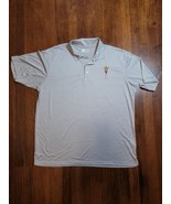 ARIZONA STATE SUN DEVILS Russel Athletics Polo Shirt XL 46-48 Grey Silve... - $43.88 CAD