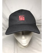 Chick Fil A Hat Black Team Style Uniform Adjustable Strapback Hat - £13.29 GBP