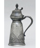 Antique English 19C c1870 Aesthetic Movement Ornamented Jug Derby Silver... - $94.63 CAD