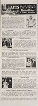 1942 Print Ad Motion Picture Facts Current &amp; Coming Mickey Rooney &amp; Judy Garland - £13.78 GBP