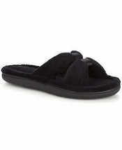 Isotoner Micro-Terry Satin Slide Slipper - $32.34 CAD