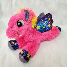 13&quot; Toy Factory Pegasus Pink Yellow Orange Blue Plush Girl Stuffed Toy B224 - £11.25 GBP